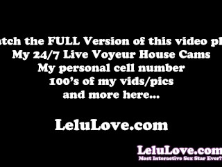 'Dildo show from start to finish, sucking riding & even browsing for new toy w/ behind the scenes fun & funny - Lelu Love'