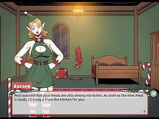 Claus' Secret Surprise XMAS HENTAI Game Ep.1 Naughty elf and sexy santa wife !