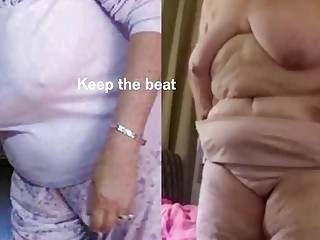 Huge Granny Tits, Jerk Off Challenge To The Beat #6