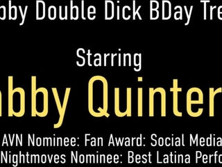 Latina Talent Gabby Quinteros Sucks and Fucks 2 Big Dicks