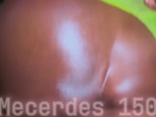 Ebony Gets Pounded Outside